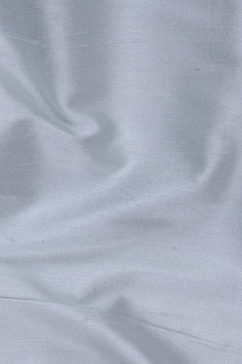 Barely Blue Silk Shantung 54" Fabric