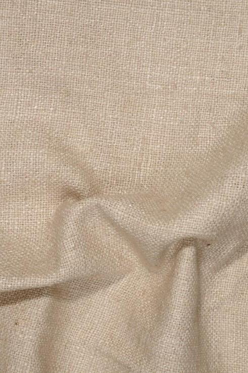 Beige Silk Linen (Matka) Fabric