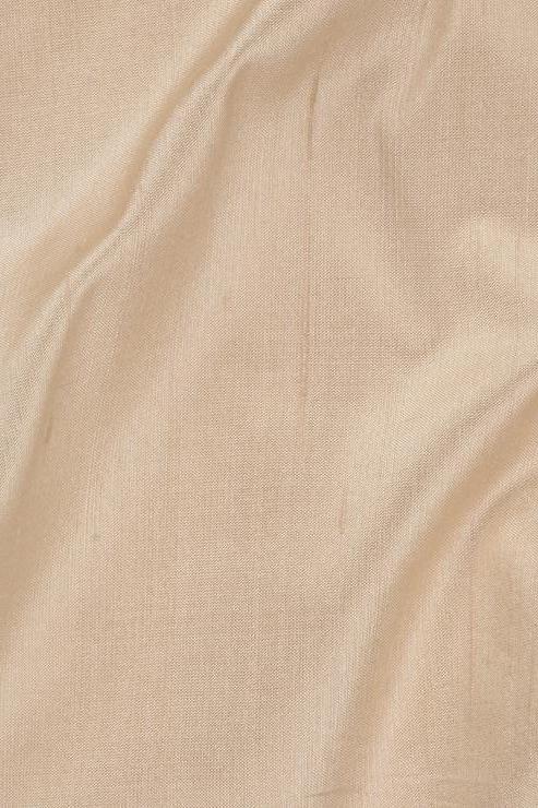 Beige Silk Shantung 54" Fabric