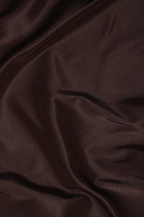 Bitter Chocolate Light Taffeta Silk Fabric