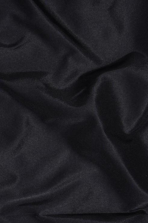 Black Taffeta Silk Fabric