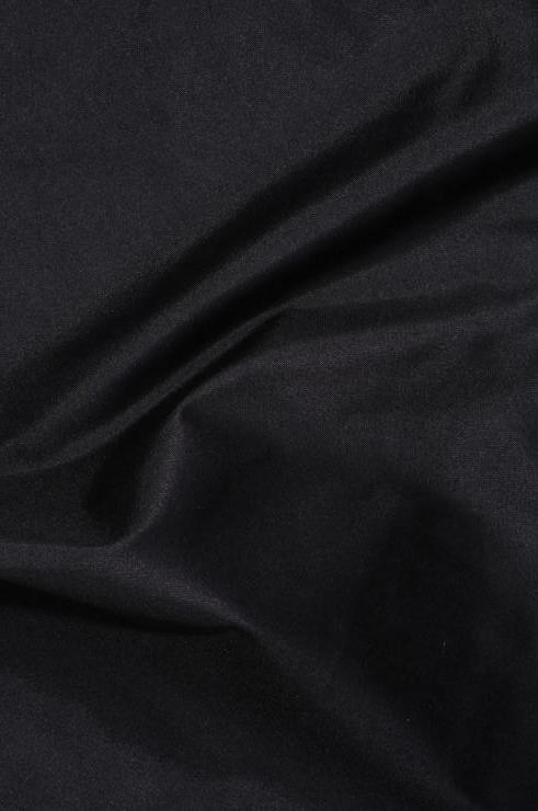 Black Light Taffeta Silk Fabric
