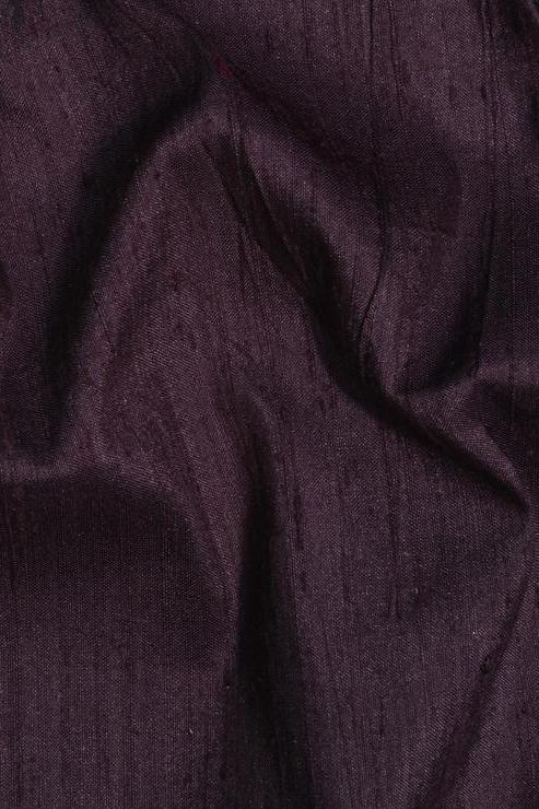Black Olive Silk Shantung 54" Fabric