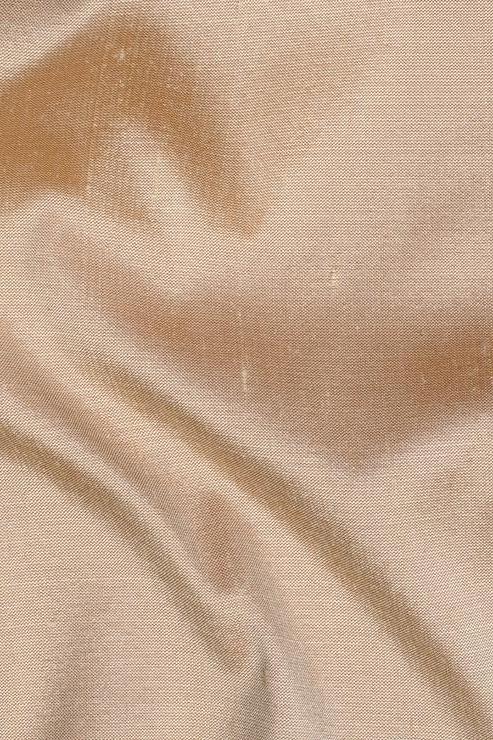 Bleached Sand Silk Shantung 54" Fabric