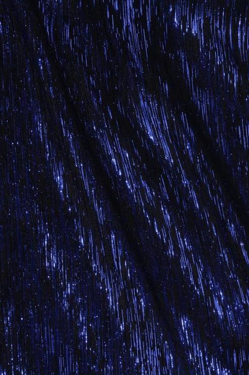 Blue Grape Metallic Shantung Silk Fabric