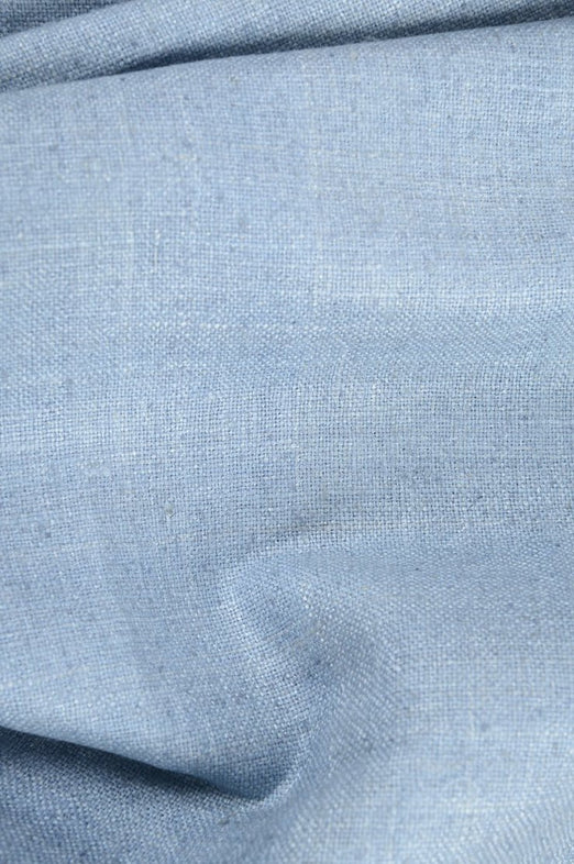 Blue Grey Silk Linen (Matka) Fabric