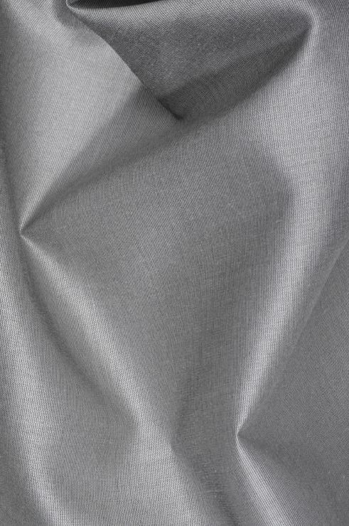 Blue Grey Cotton Silk Fabric