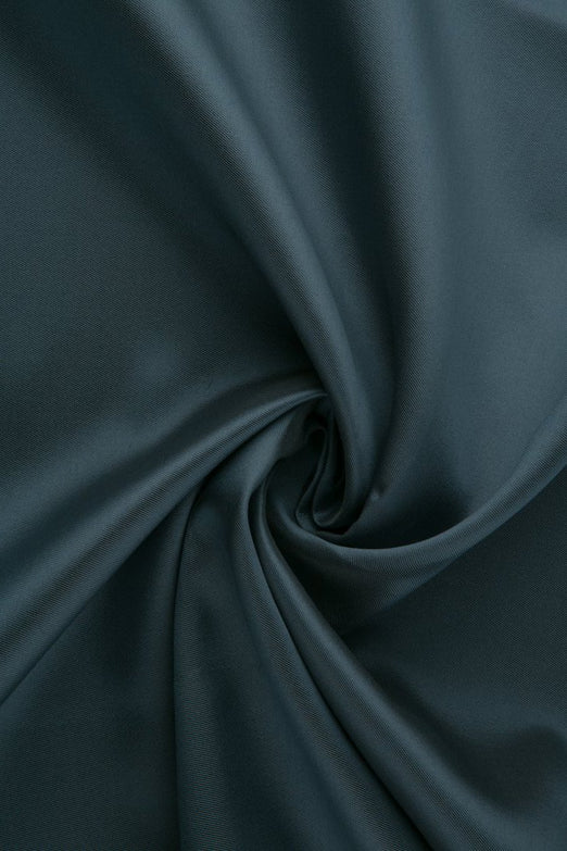 Blue Shadow Silk Wool Fabric
