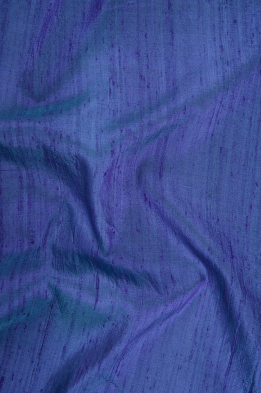 Blue Violet Dupioni Silk Fabric