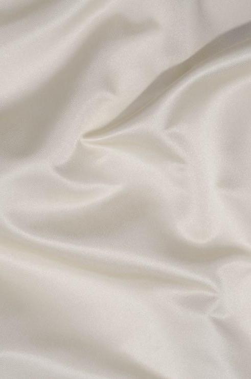 Blush Ivory Silk Duchess Satin Fabric