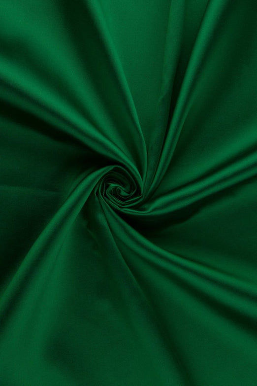 Bright Green Silk Wool Fabric