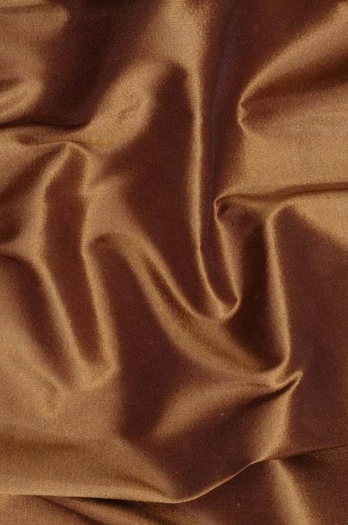 Bronze Taffeta Silk Fabric