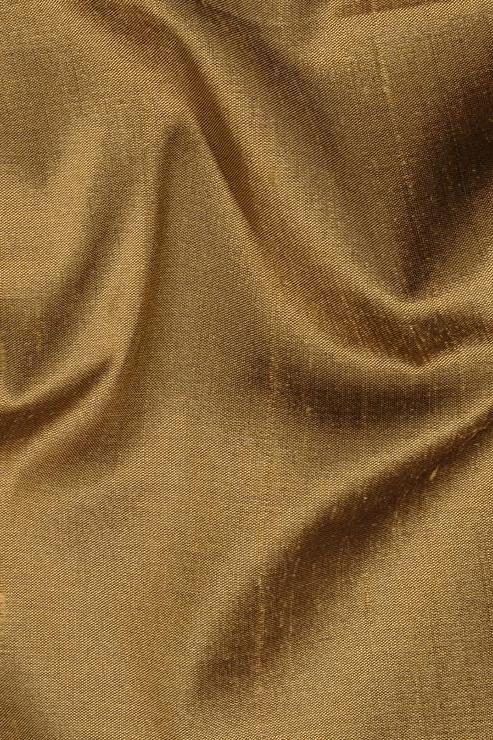 Bronze Silk Shantung 54" Fabric