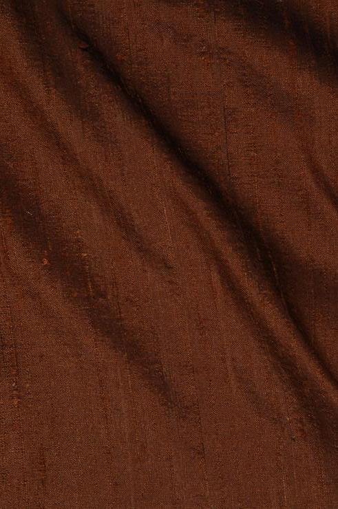 Bronze Dupioni Silk Fabric