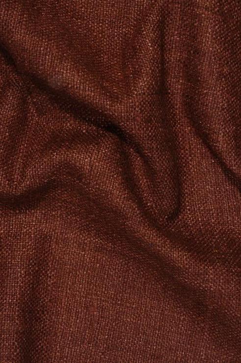 Brown Silk Linen (Matka) Fabric