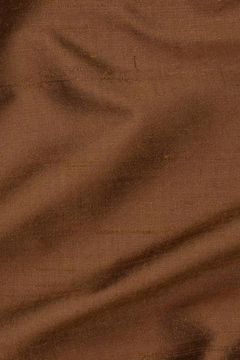 Brown Sugar Silk Shantung 54" Fabric