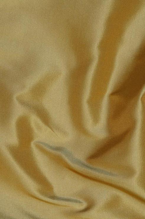 Brownish Yellow Taffeta Silk Fabric