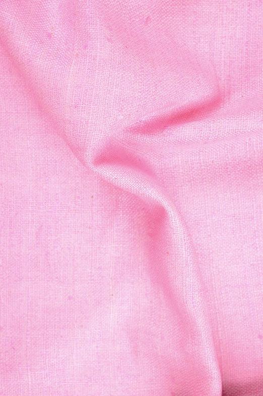 Bubble Gum Silk Linen (Matka) Fabric