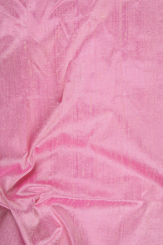 Bubble Gum Dupioni Silk Fabric