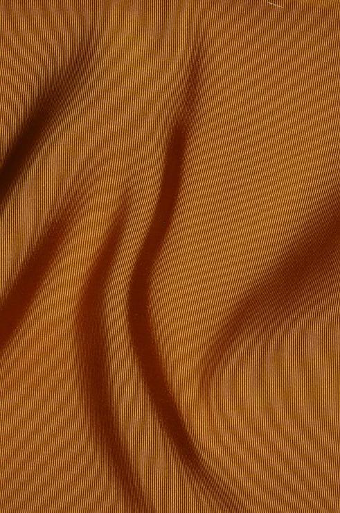 Buckthorn Brown Silk Faille Fabric
