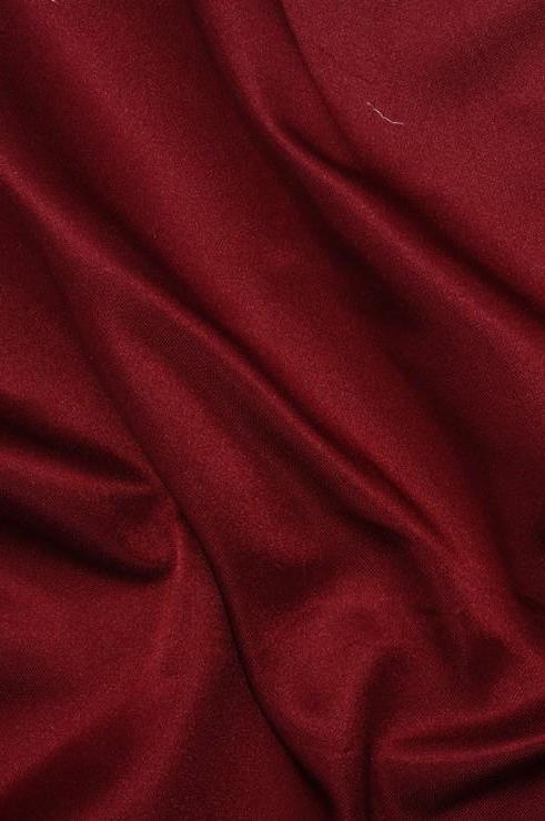 Burgundy Silk Duchess Satin Fabric