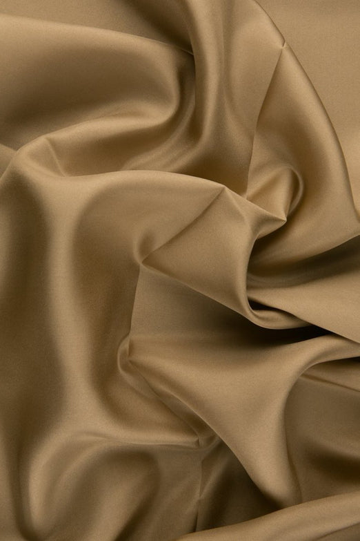 Camel Habotai Silk Fabric