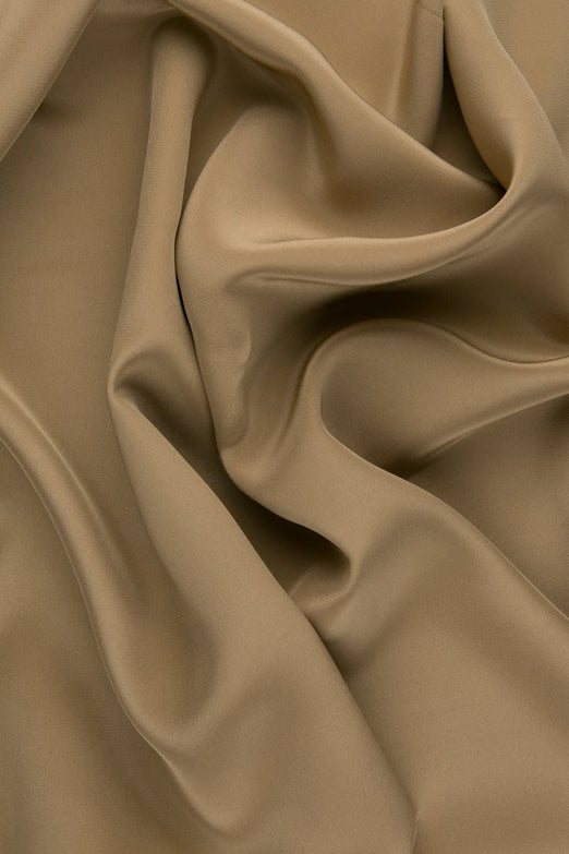 Camel Silk Crepe de Chine Fabric