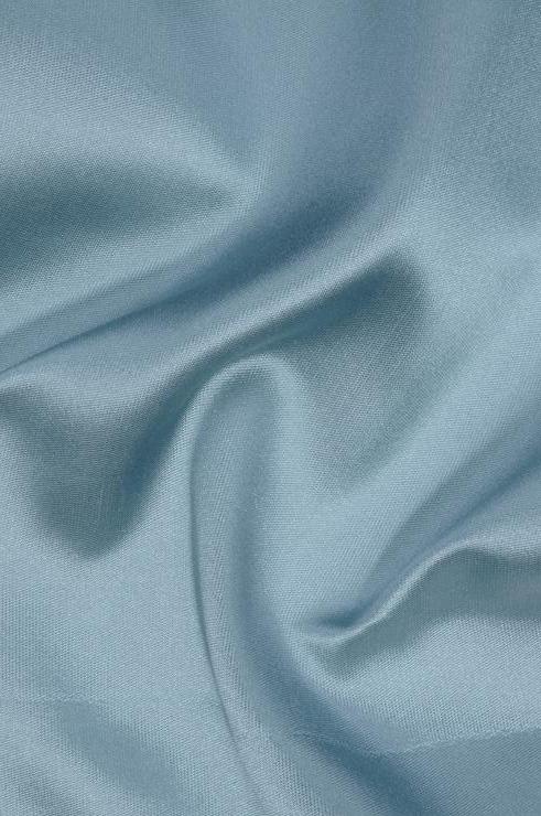 Canal Blue Silk Zibeline Fabric