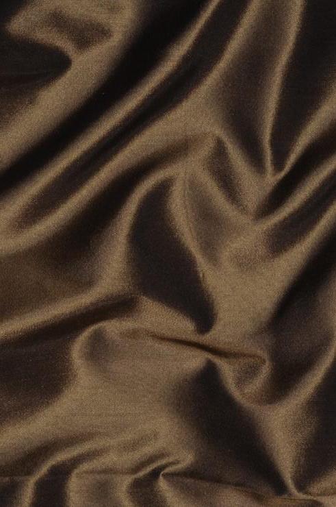 Carafe Brown Taffeta Silk Fabric