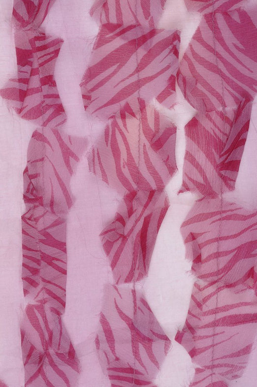 Carnation Pink Silk Chiffon Petal 601 Fabric