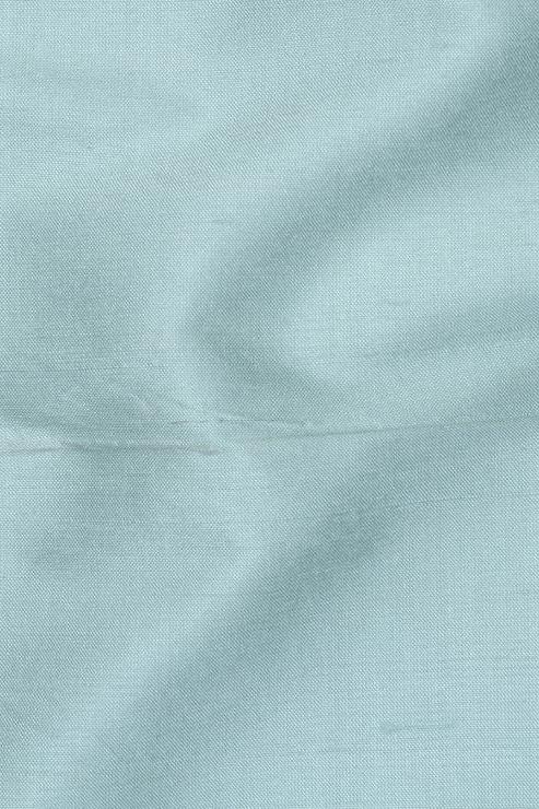 Maui Blue Silk Shantung 54" Fabric