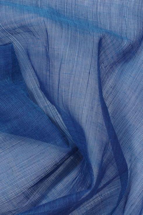 Celestial Blue Cotton Voile Fabric