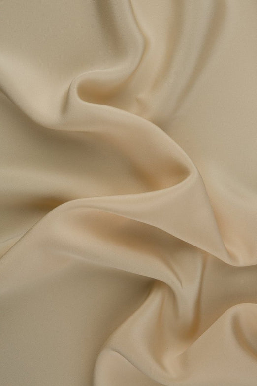 Champagne Silk 4-Ply Crepe Fabric