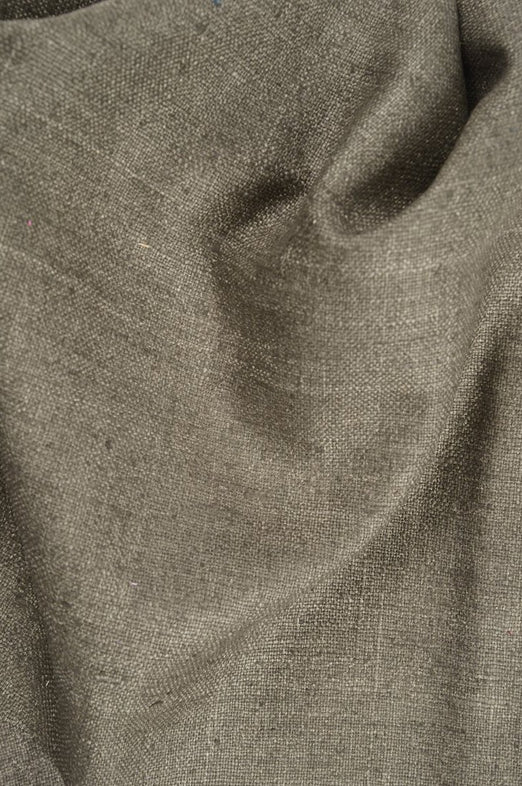 Charcoal Silk Linen (Matka) Fabric