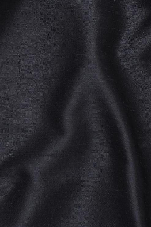 Charcoal Silk Shantung 54" Fabric