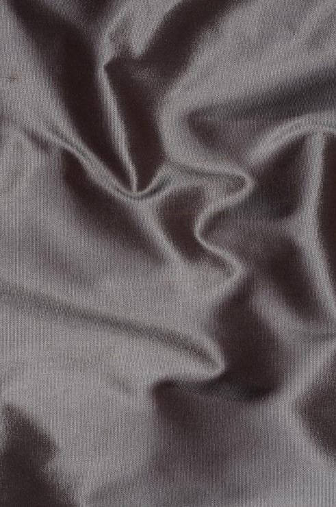 Charcoal Grey Taffeta Silk Fabric