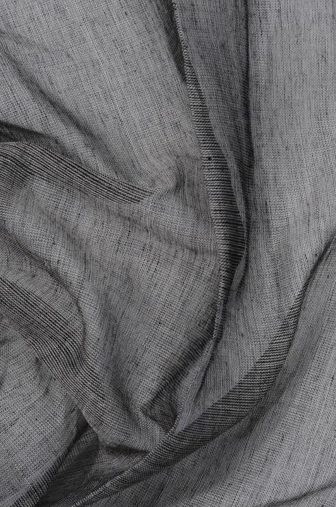 Charcoal Grey Cotton Voile Fabric