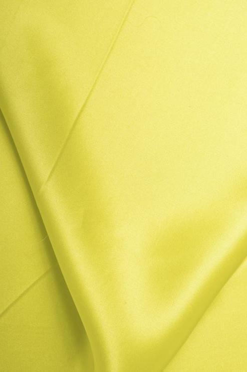 Chartreuse Charmeuse Silk Fabric