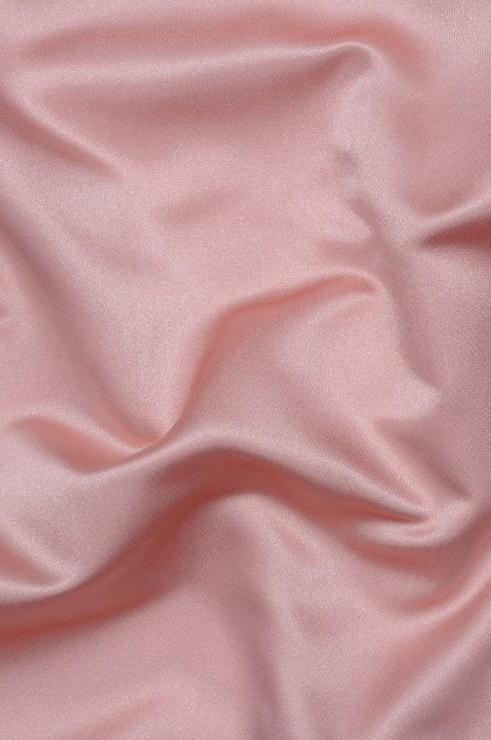 Silky Satin Dusty Pink Fabric