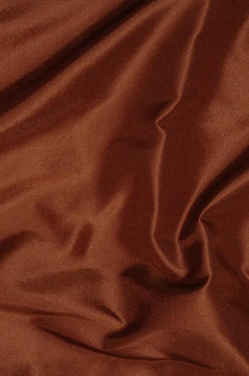 Cherrywood Brown Taffeta Silk Fabric