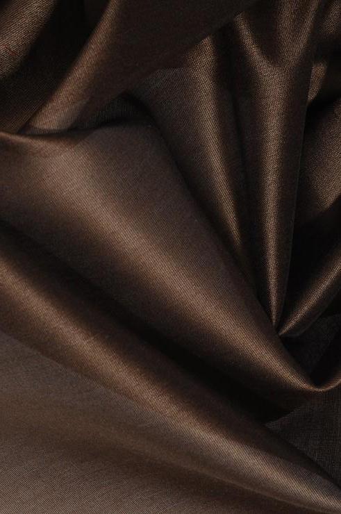 Chocolate Cotton Silk Fabric
