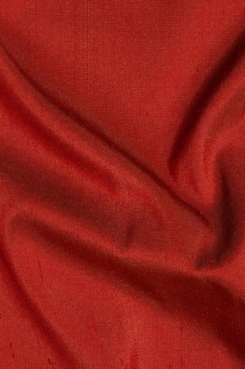 Cinnabar Silk Shantung 54" Fabric