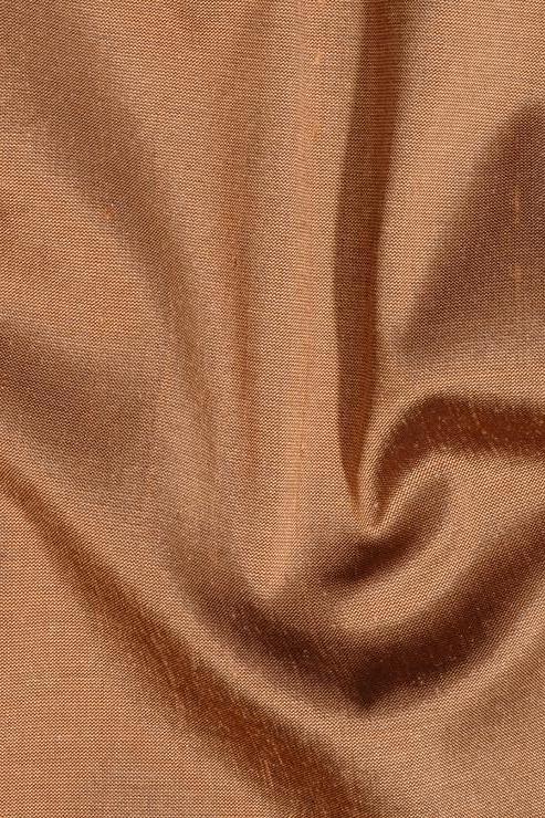 Cinnamon Silk Shantung 54" Fabric