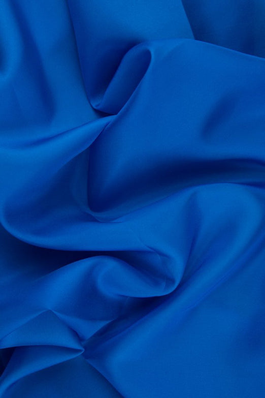 Cobalt Blue Habotai Silk Fabric