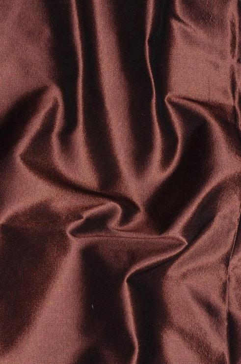 Copper Taffeta Silk Fabric
