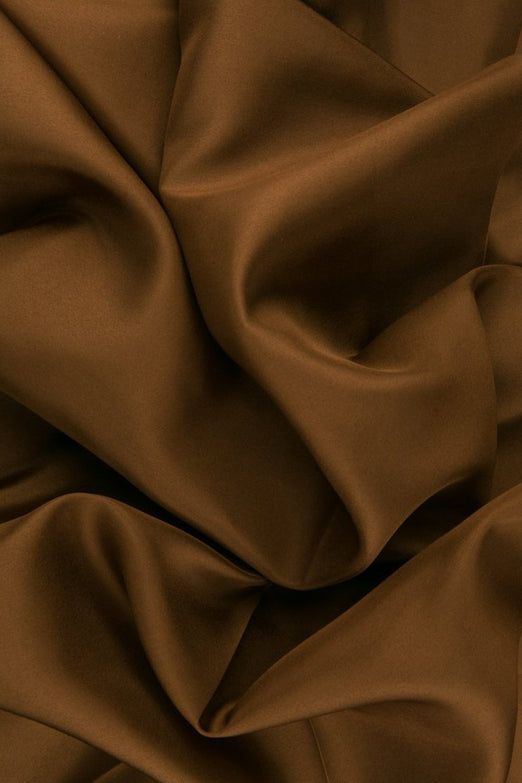 Copper Habotai Silk Fabric