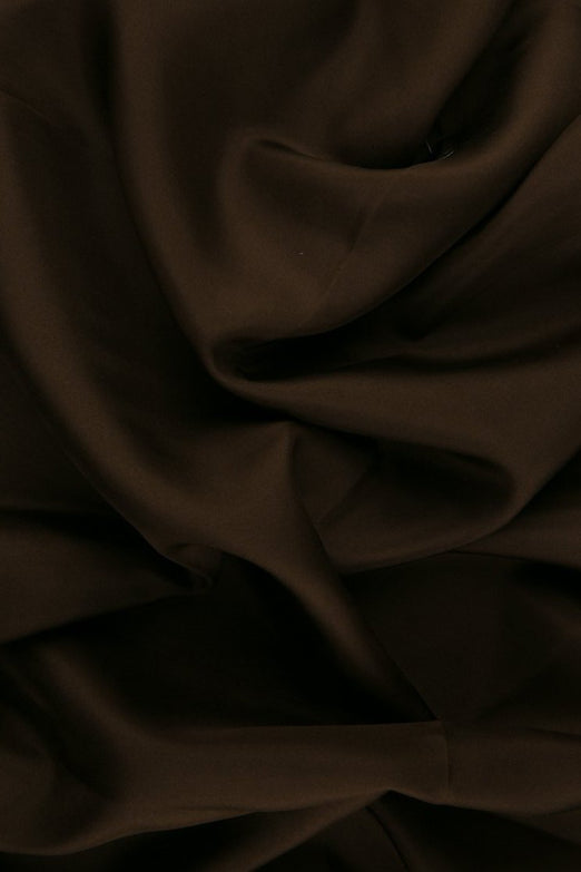 Copper Brown Habotai Silk Fabric