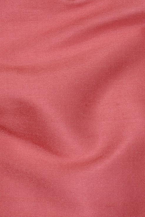 Coral Pink Silk Shantung 54" Fabric