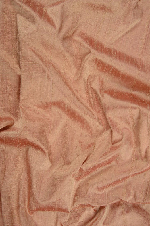 Coral Sands Dupioni Silk Fabric