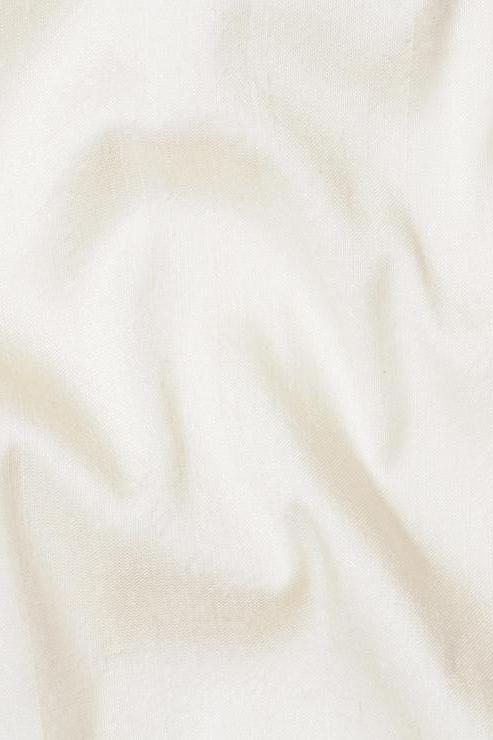 Cream Silk Shantung 54" Fabric